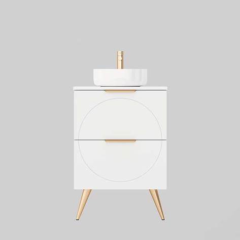 Timberline Sutherland House Retro Freestanding Vanity 600mm