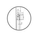 Studio Bagno - Oli 74 (Mechanical) In Wall Cistern - 601602/MC