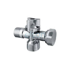 Elson 1/4 Turn Dual Isolation Cock - Chrome