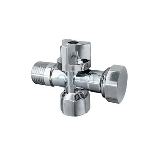 Elson 1/4 Turn Dual Isolation Cock - Chrome