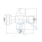 Elson 1/4 Turn Dual Isolation Cock -  Specification