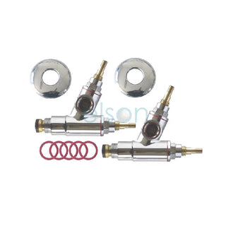 Elson Unstyled Washing Machine Left Hand Conversion Unit (Pair) - Chrome