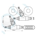 Elson Unstyled Washing Machine Right Hand Conversion Unit (Pair) -  Specification