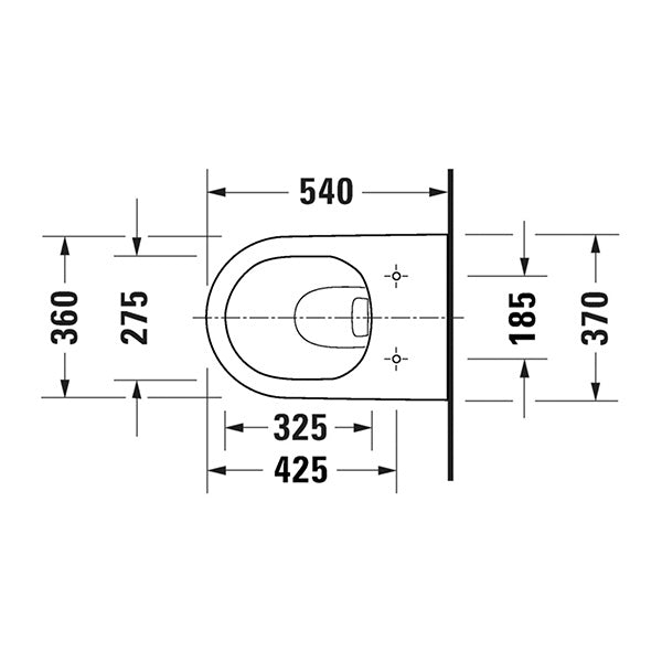 Duravit D-Neo Wall Hung Pan - Includes Seat