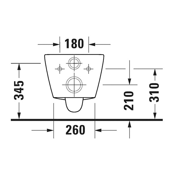 Duravit D-Neo Wall Hung Pan - Includes Seat