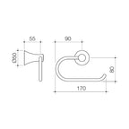 Caroma Elegance Toilet Roll Holder - Chrome