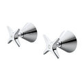 Caroma Elegance II Wall Top Assemblies - Chrome