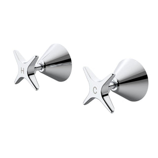 Caroma Elegance II Wall Top Assemblies - Chrome