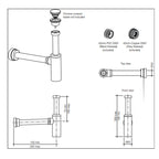 Caroma Eco Noir Bottle Trap Specification