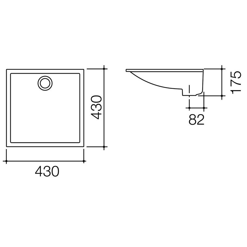 Caroma Liano Under Counter Basin Specifications