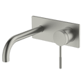 Gareth Ashton Poco Knurled Wall Basin/Bath Set 165mm – Brushed Nickel