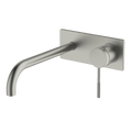 Gareth Ashton Poco Knurled Wall Basin/Bath Set 220mm – Brushed Nickel