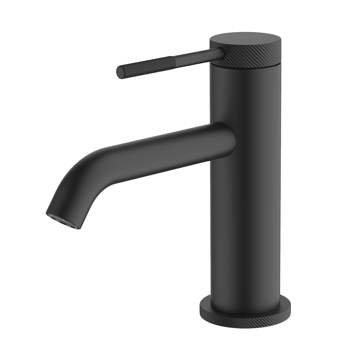 Gareth Ashton Poco Knurled Basin Mixer – Black