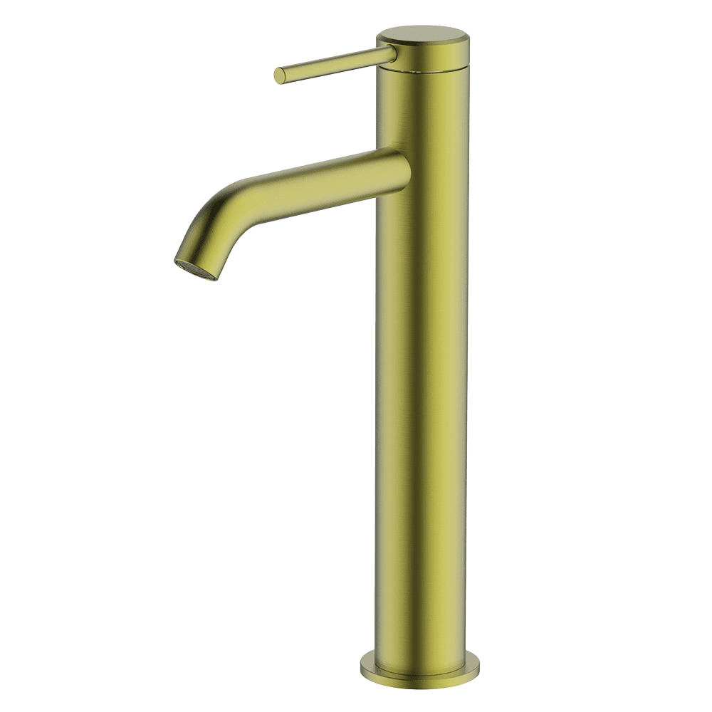 Gareth Ashton Poco Hi Basin Mixer – Brushed Brass