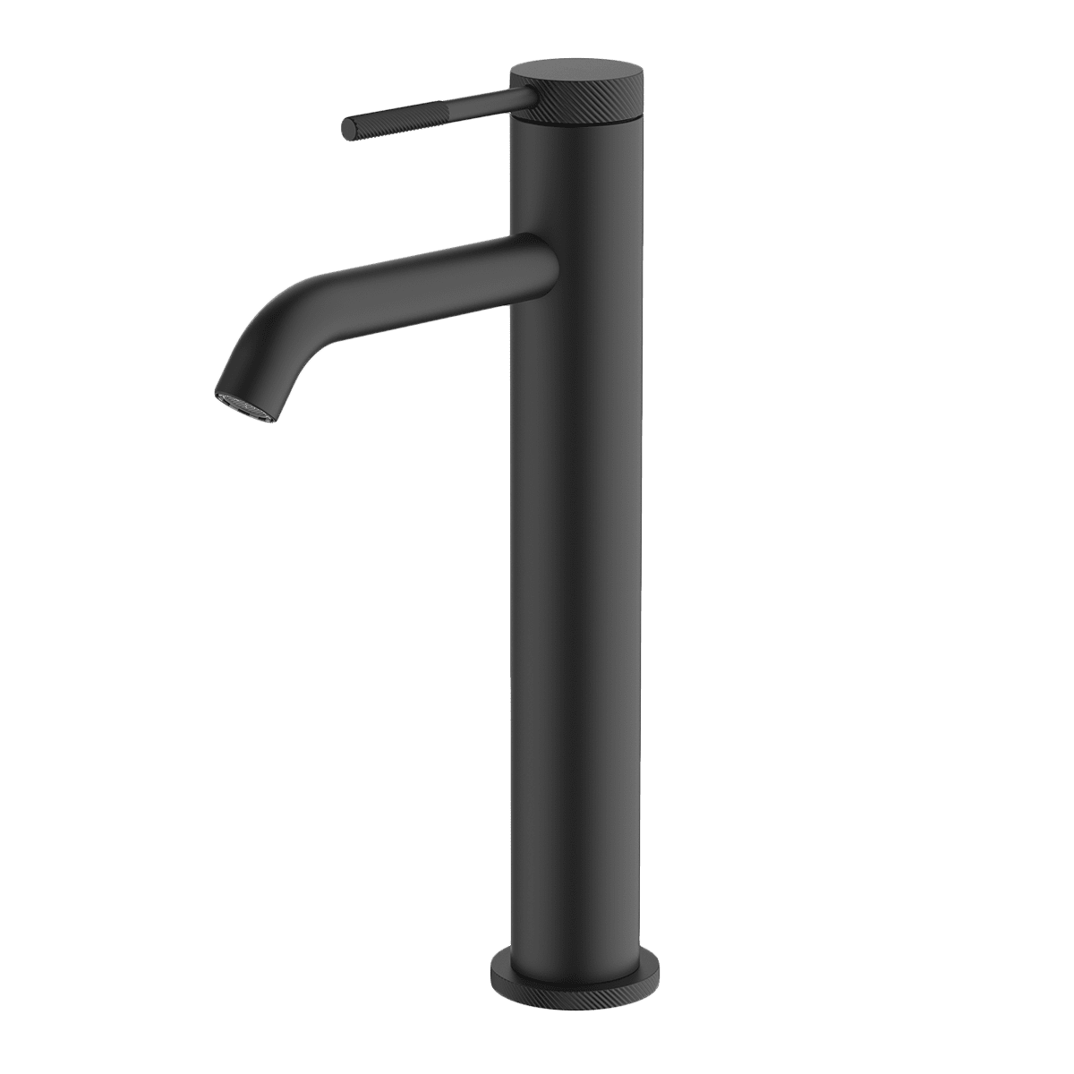 Gareth Ashton Poco Knurled High Basin Mixer – Black