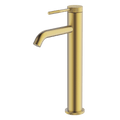 Gareth Ashton Poco Knurled High Basin Mixer – Brushed Brass