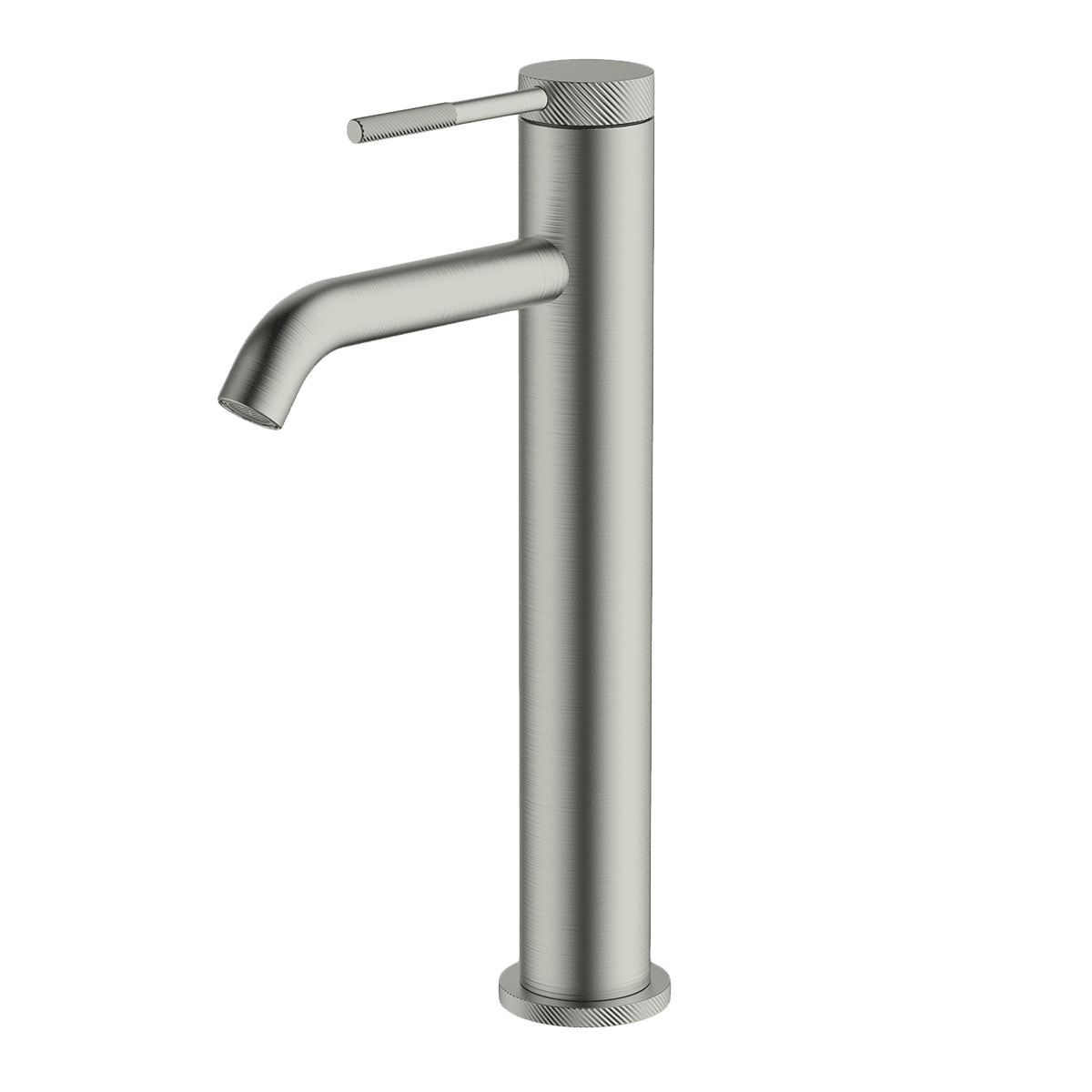 Gareth Ashton Poco Knurled High Basin Mixer – Brushed Nickel