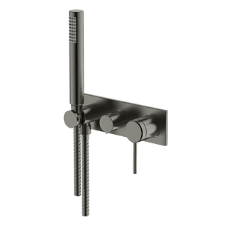 Gareth Ashton Poco 3 Hole Bath/Shower Mixer Set – Gun Metal