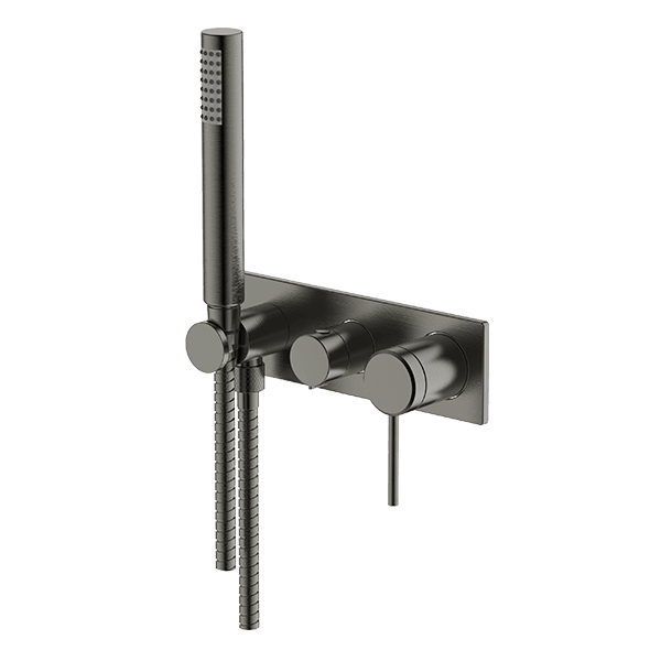 Gareth Ashton Poco 3 Hole Bath/Shower Mixer Set – Gun Metal