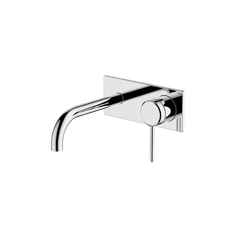 Gareth Ashton Poco 165mm Wall Bath/Basin Set - Chrome