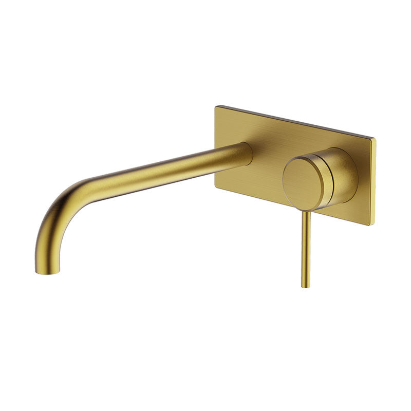Gareth Ashton Poco Wall Basin Set 220mm - Brushed Brass