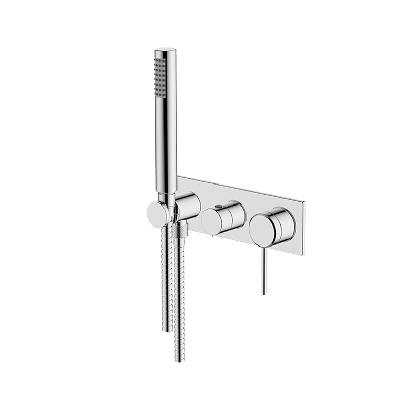 Gareth Ashton Poco 3 Hole Bath/Shower Mixer Set - Chrome