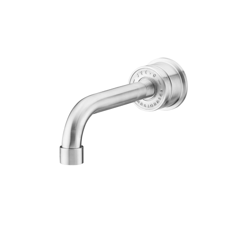 JEE-O SoHo Long Bath Spout - Brushed Stainless Steel Raw