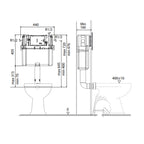 Studio Bagno - Oli Expert Evo (Pneumatic) Low Level / Under Bench Cistern -  Specification