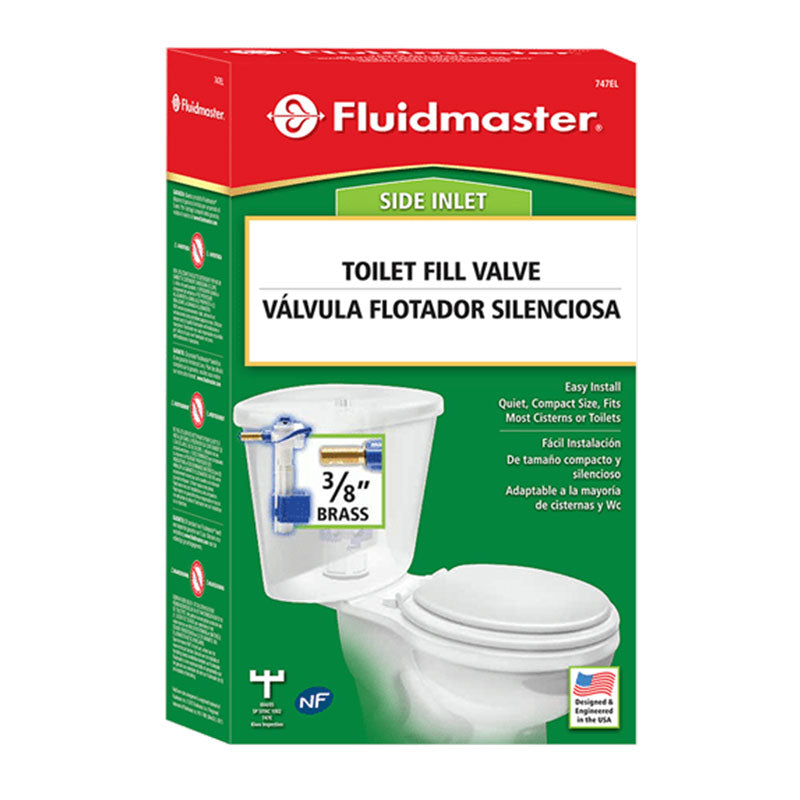 Fluidmaster Side Entry Inlet Valve - 3/8" Brass