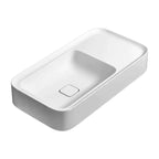 Parisi Cameo Bench Basin 750x400 - No Tap Hole - Matte Black - VA310.22