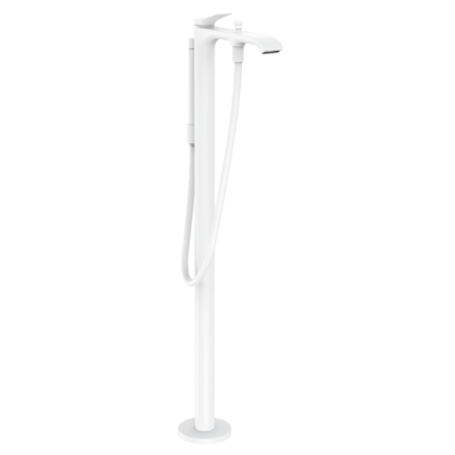 Hansgrohe Vivenis Single Lever Floorstanding Bath Mixer - Matte White - 75445709