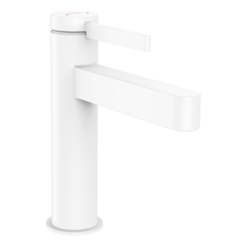 Hansgrohe Finoris 110 Single Lever Basin Mixer - Matte White