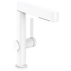 Hansgrohe Finoris Single Lever 230 Pull Out 2 Jet Spray Basin Mixer - Matte White - 76063703