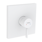 Hansgrohe Finoris Single Lever iBox Universal Shower Mixer with In-Wall Body - Matte White - 76615703 + 01800180