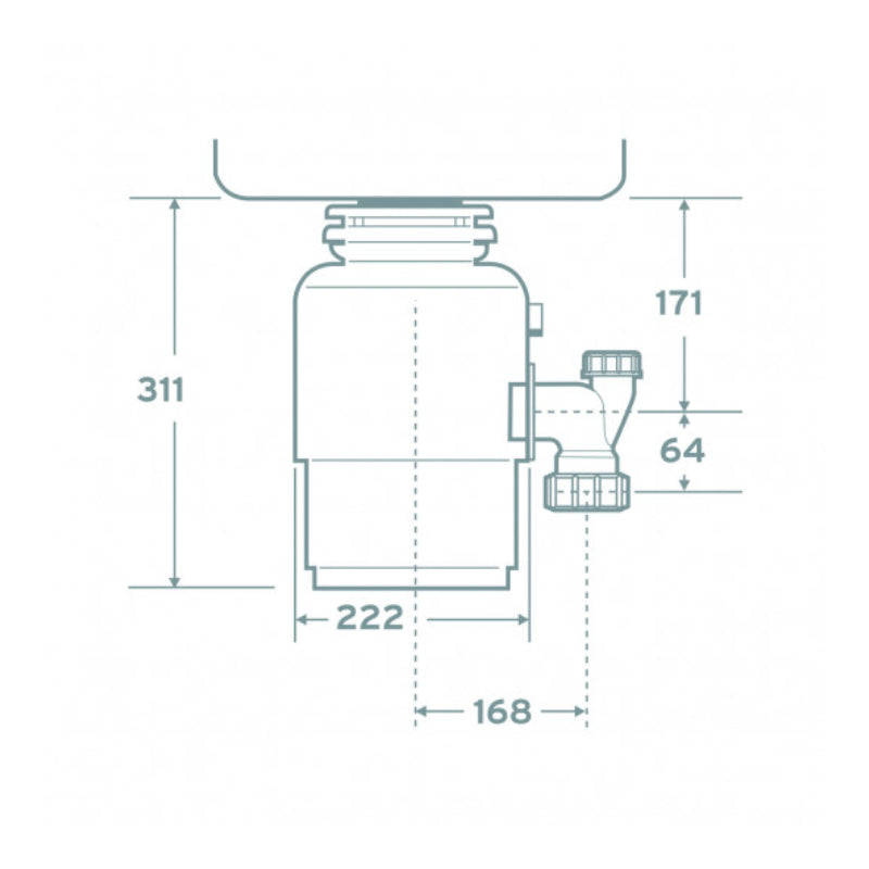 InSinkErator Evolution 150 Food Waste Disposer - Specification