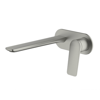 Gareth Ashton VELA WALLSET WITH 220MM WALL SPOUT – Brushed Nickel