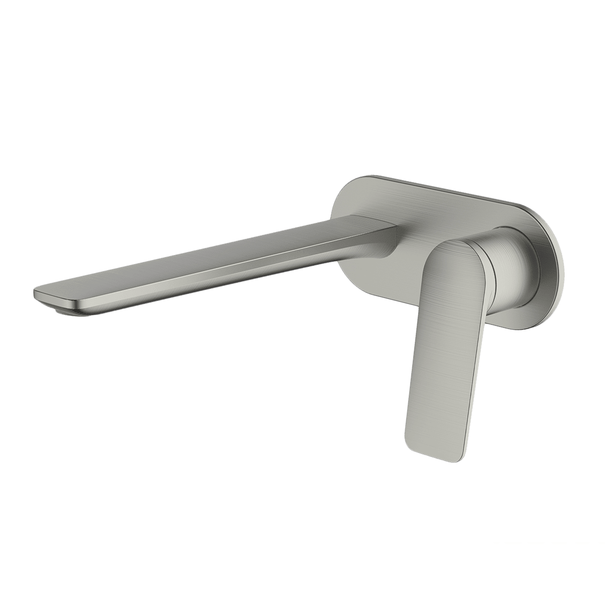 Gareth Ashton VELA WALLSET WITH 220MM WALL SPOUT – Brushed Nickel