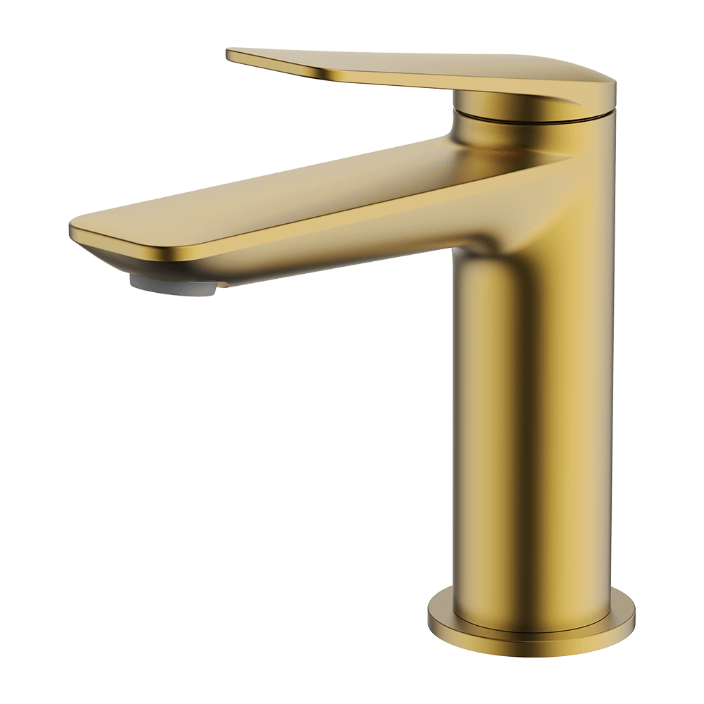 Gareth Ashton Vela Basin Mixer – Brushed Brass
