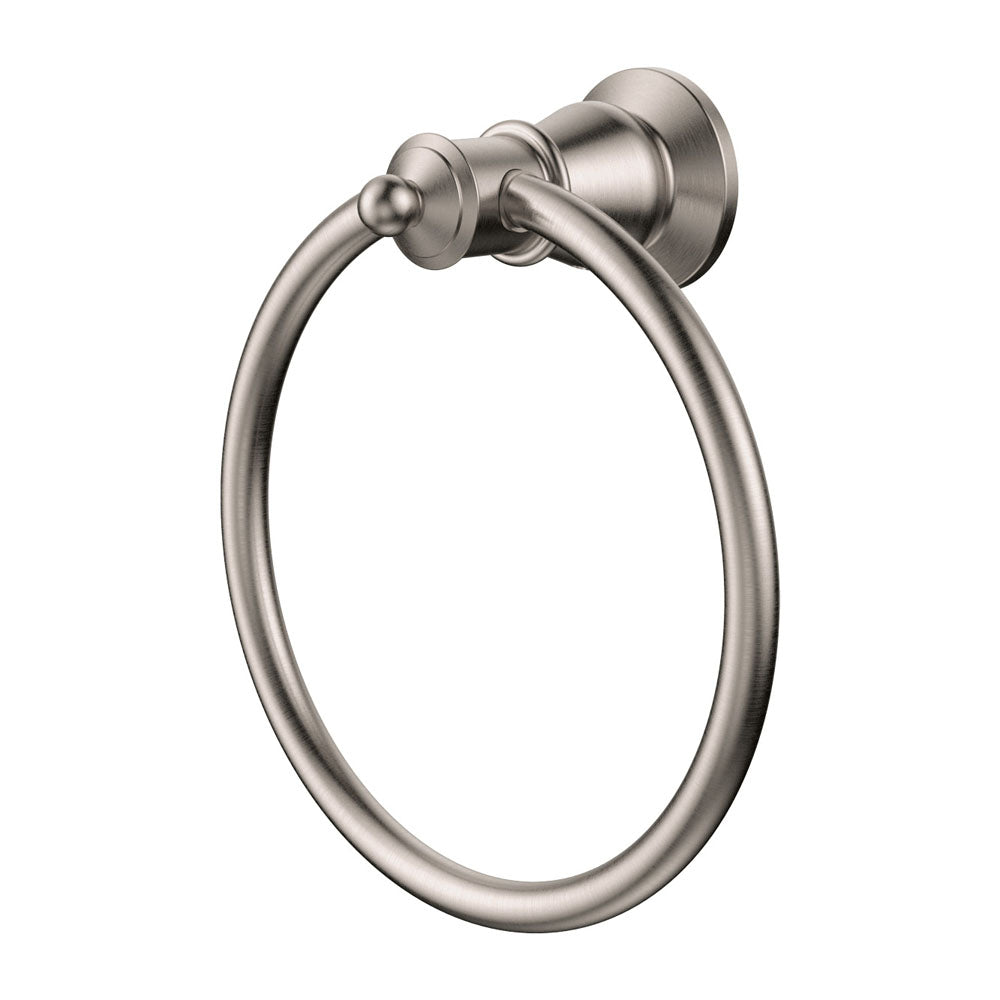 Fienza Lillian Towel Ring Brushed Nickel - 81002BN