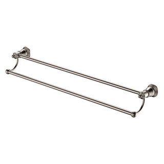 Fienza Lillian Double Towel Rail - Brushed Nickel - 81008BN