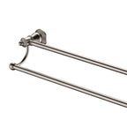 Fienza Lillian Double Towel Rail - Brushed Nickel - 81008BN