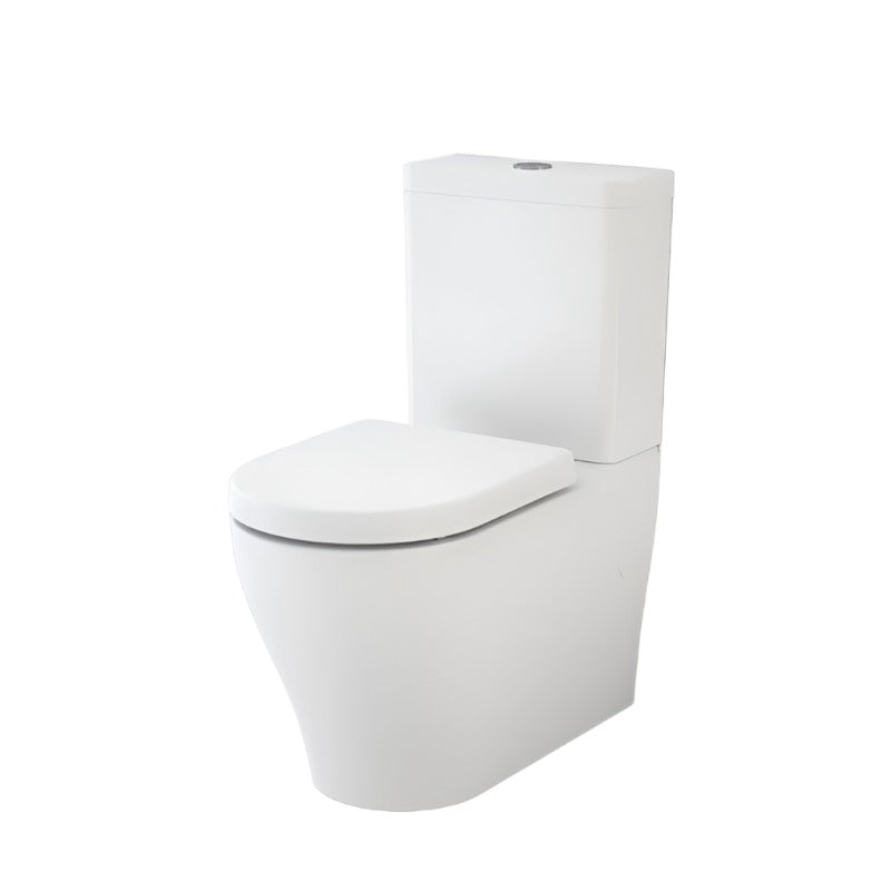 Caroma Luna Cleanflush Wall Faced Suite Back Entry SC White