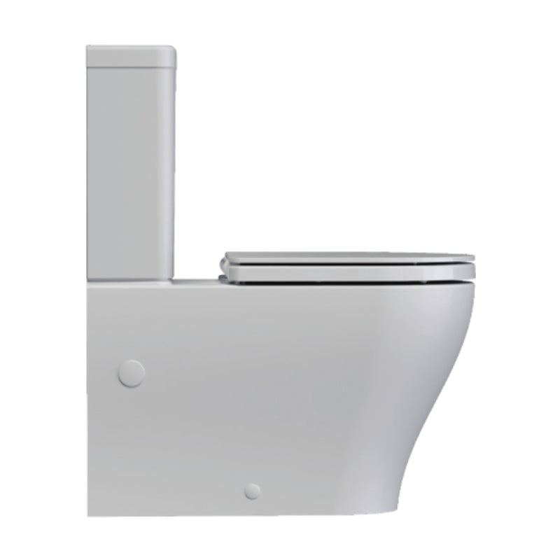 Caroma Luna Plus Cleanflush WFCC 4S Back Entry SC Suite - Side View