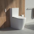 Caroma Urbane II Bidet Cleanflush Easy Height Close Couple Bottom Inlet Suite - 848710W