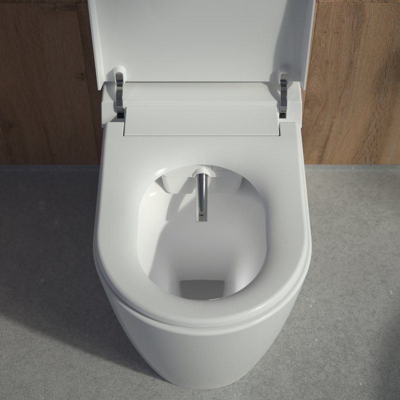 Caroma Urbane II Bidet Cleanflush Easy Height Close Couple Bottom Inlet Suite - 848710W