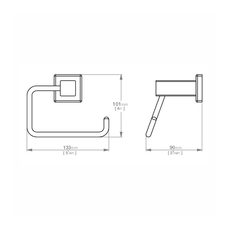 Bathroom Butler 8500 Series Wall Hung Paper Holder | Specifications