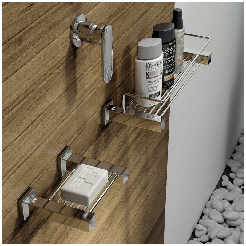 Bathroom Butler 8500 Series Wall Hung Soap Rack - Brushed Stainless Steel