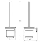 Bathroom Butler 8500 Series Wall Hung Brush Set 