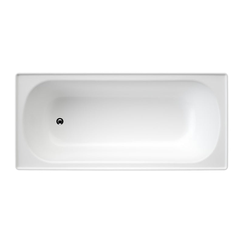 Caroma Stirling 1525mm Built In Bath No Overflow - Gloss White - 857510W