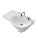 Caroma Care 700 Wall Basin - No Tap Hole - Gloss White - 873400W